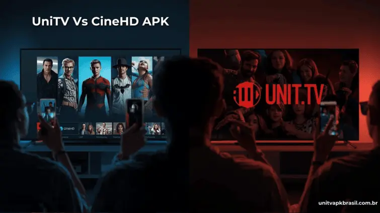 UNITV APK vs CineHD 2026: Hub Completo ou App de Filmes Novos? 2 unitv apk vs cinehd apk