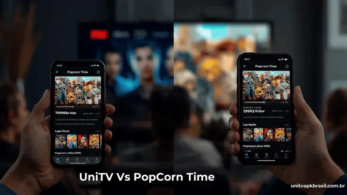 UNITV APK vs PopCorn Time: Qual o Melhor App Grátis em 2026? 2 unitv apk vs popcorn time apk