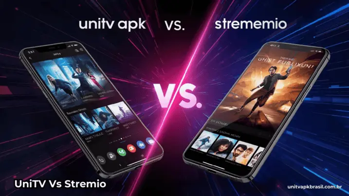UNITV APK vs Stremio 2026: Qual App de Streaming é Melhor? 2 unitv vs stremio apk